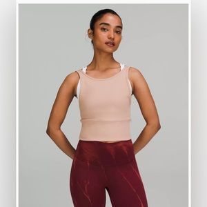 NWOT lululemon Power Pivot Ribbed Tank Top